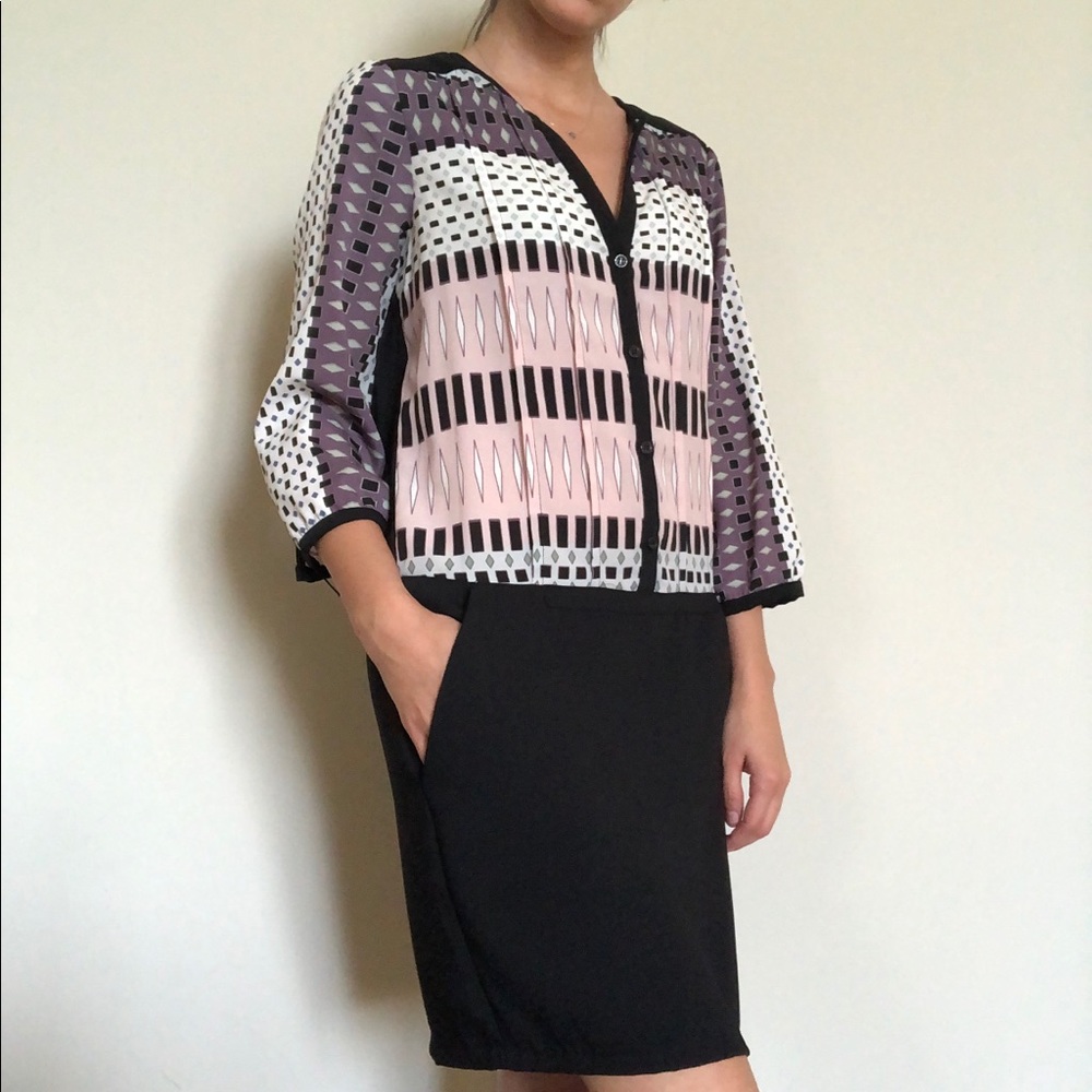 Hale Bob 3/4 Sleeve Dress